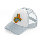 groovy shapes-12-grey-trucker-hat