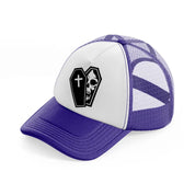 casket-purple-trucker-hat