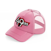 49ers vintage-pink-trucker-hat