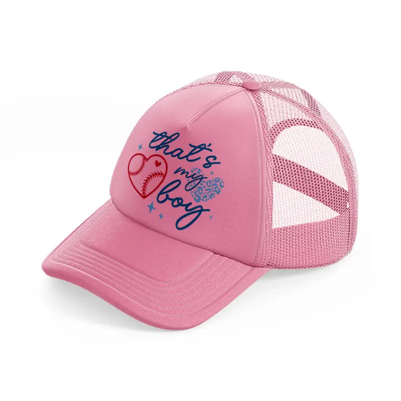 that is my boy-pink-trucker-hat