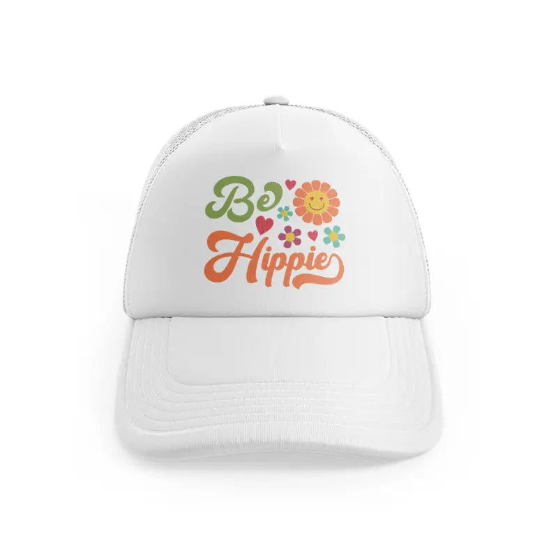 be hippie-white-trucker-hat