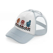 game cartoon-grey-trucker-hat