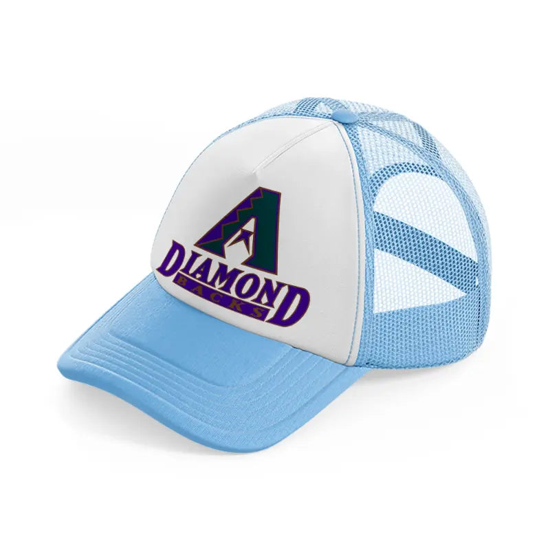 arizona diamondbacks vintage-sky-blue-trucker-hat