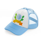 golf ball color-sky-blue-trucker-hat