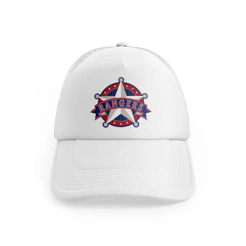 Texas Rangers Star Badgewhitefront-view
