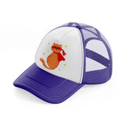 024 hero purple trucker hat