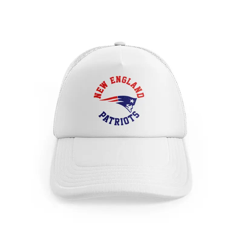 New England Patriots Circlewhitefront-view