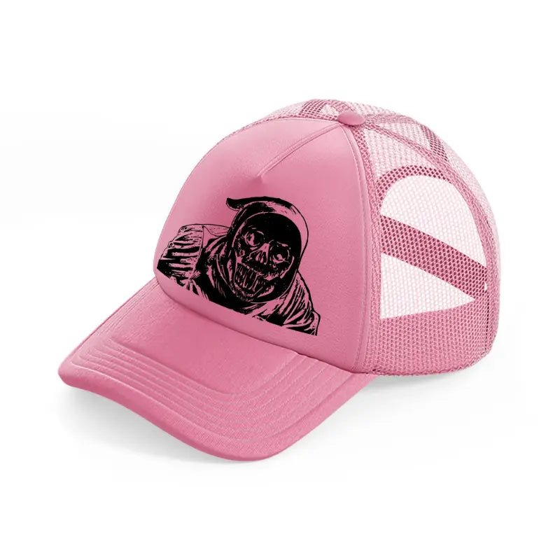 halloween witch-pink-trucker-hat