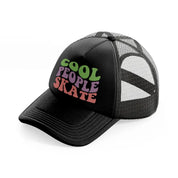 cool people skate-black-trucker-hat