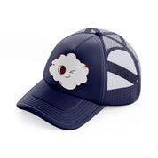 cloudy wink-navy-blue-trucker-hat