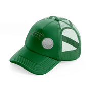 golf ball-green-trucker-hat