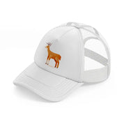 023 deer white trucker hat