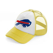 buffalo bills white-yellow-trucker-hat