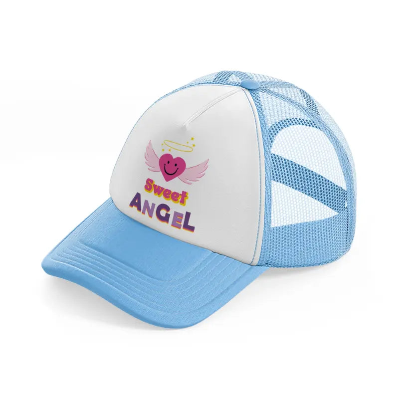 sweet angel-sky-blue-trucker-hat
