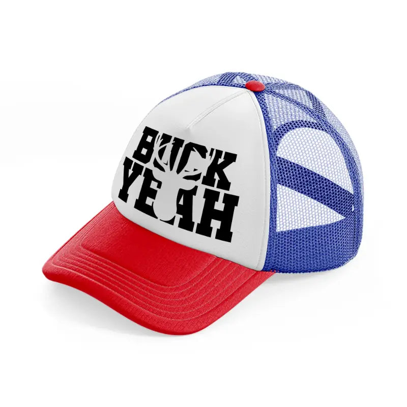 buck yeah multicolor trucker hat