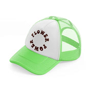 retro elements-112-lime-green-trucker-hat