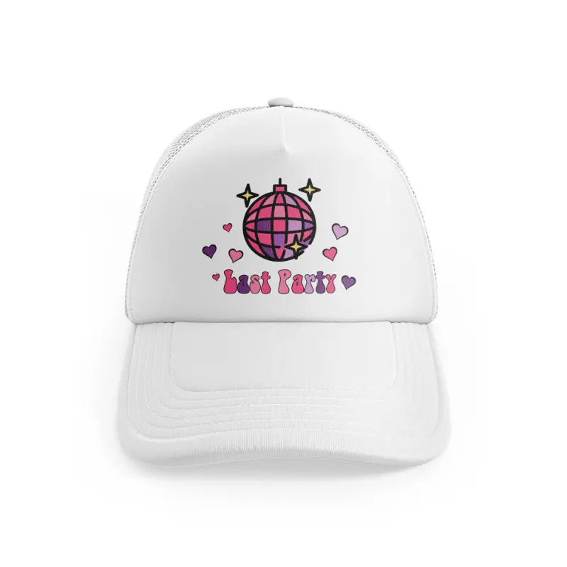 last party white trucker hat