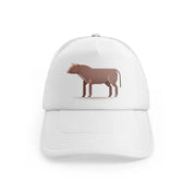 024-bull-white-trucker-hat