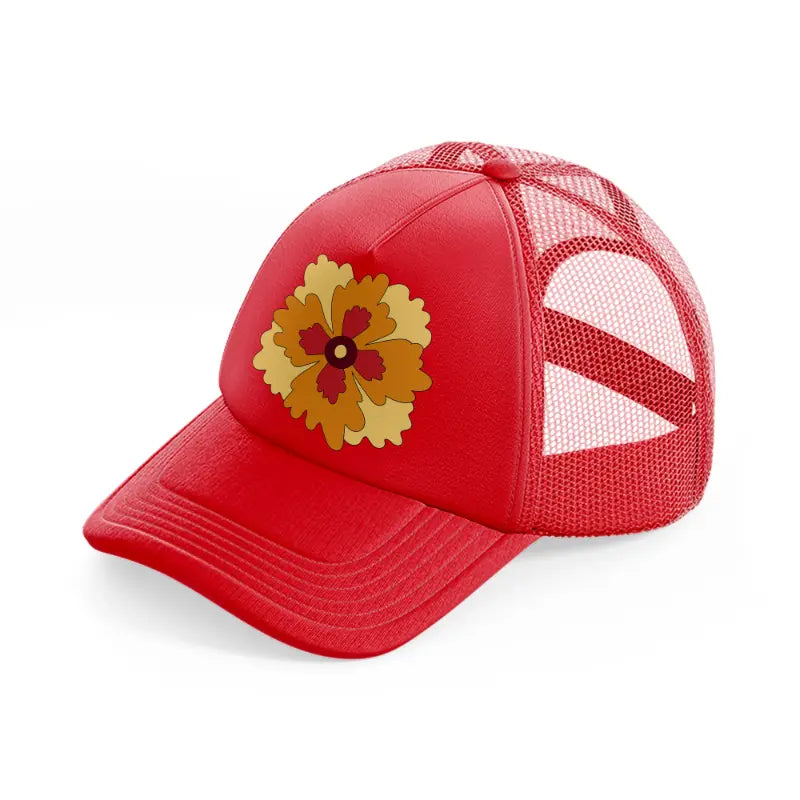 floral elements-13-red-trucker-hat