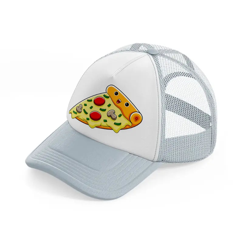 pizza-grey-trucker-hat