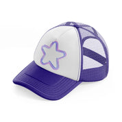 star-purple-trucker-hat
