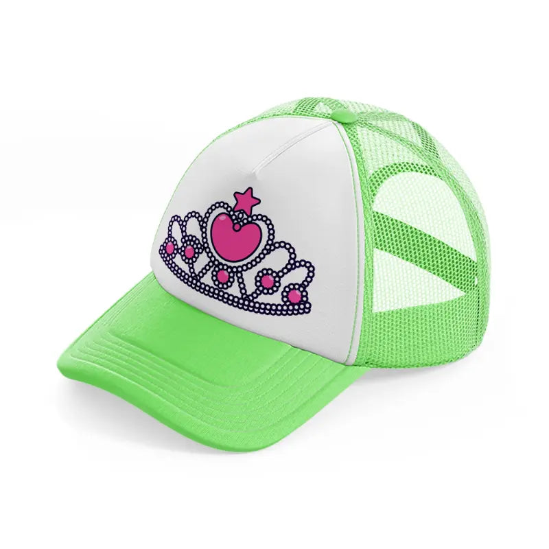 crown lime green trucker hat