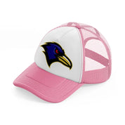 baltimore ravens icon-pink-and-white-trucker-hat