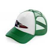 new england patriots flag-green-and-white-trucker-hat