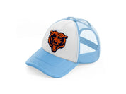 chicago bears emblem-sky-blue-trucker-hat