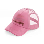 loved mommy-pink-trucker-hat