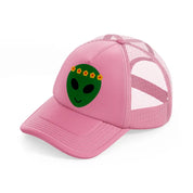 groovy 60s retro clipart transparent 04 pink trucker hat