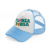 groovy love sentiments gs 14 sky blue trucker hat